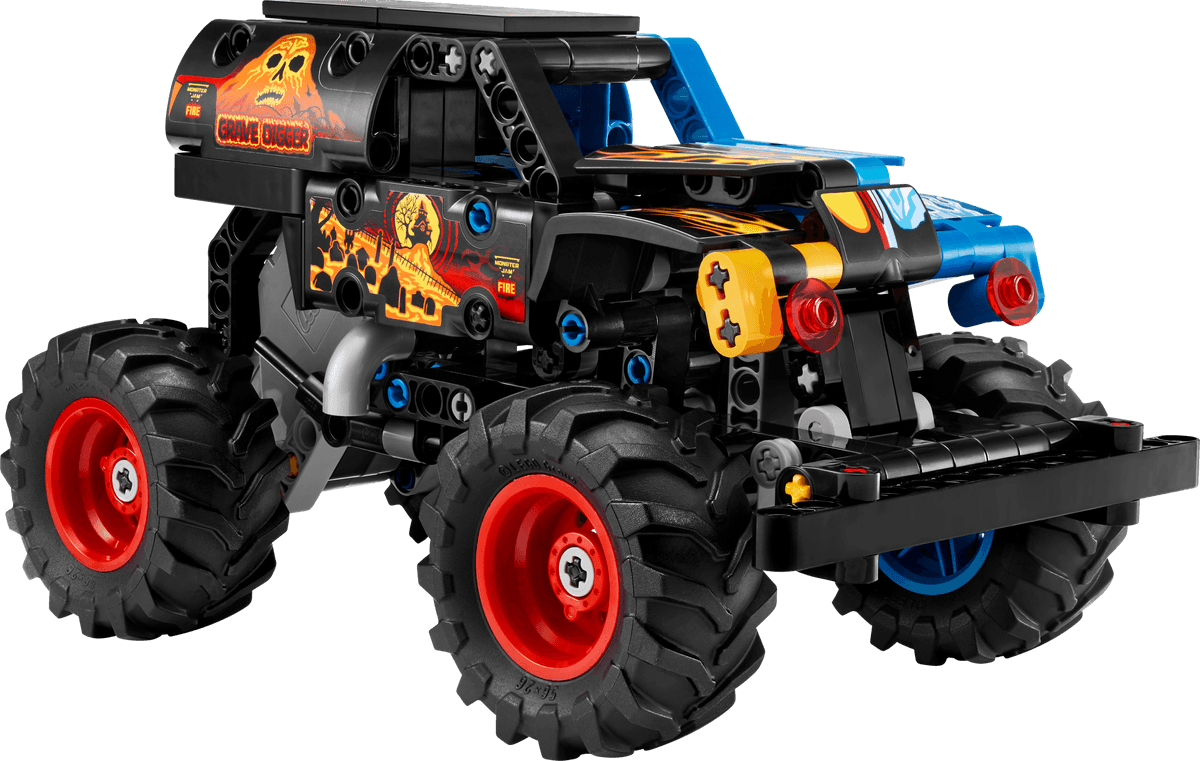 Monster Jam Grave Digger Fire and Ice