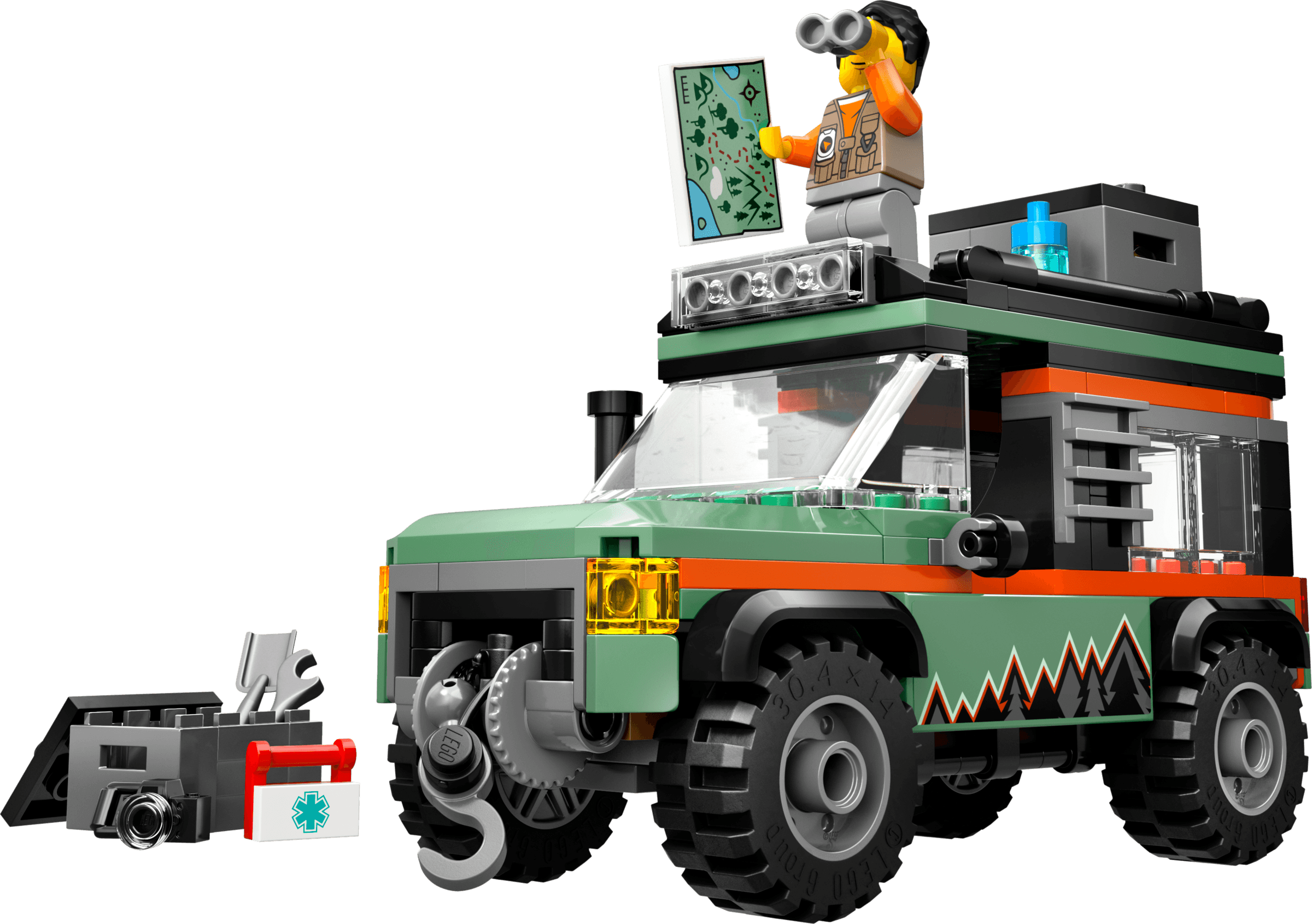 Górska ciężarówka terenowa 4x4