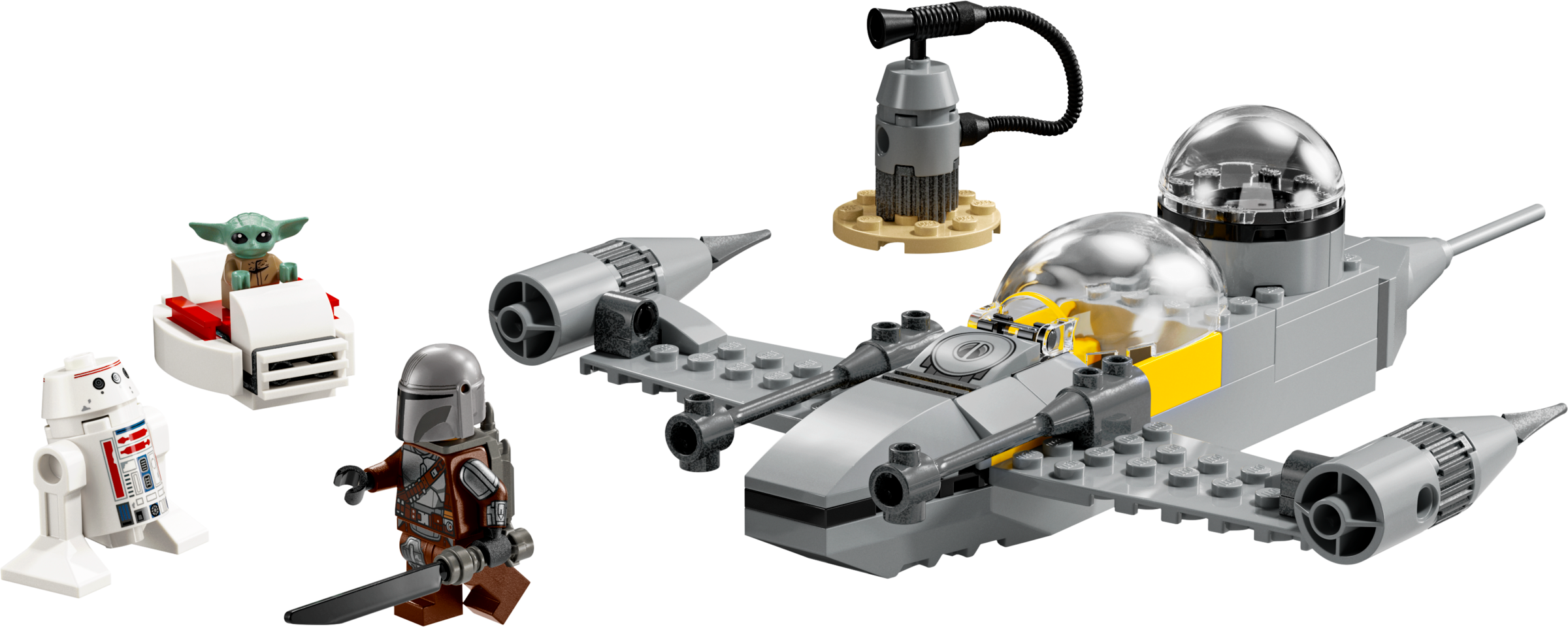 Mando and Grogu's N-1 Starfighter