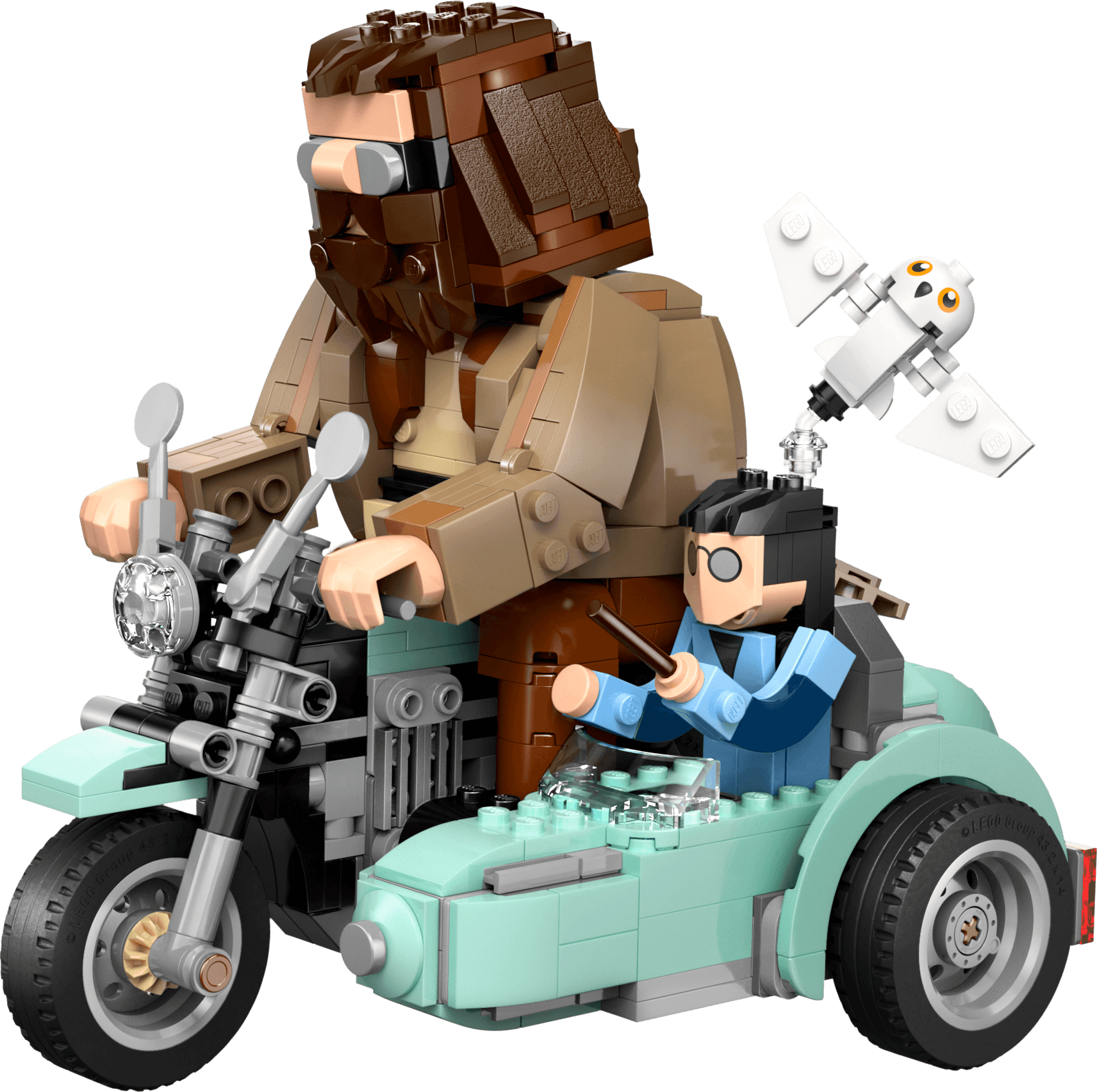 Przejażdżka motocyklowa Hagrida i Harry’ego