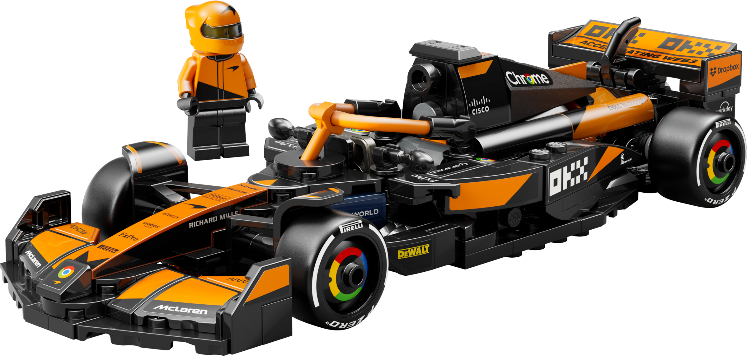 McLaren F1 Team MCL38 Race Car