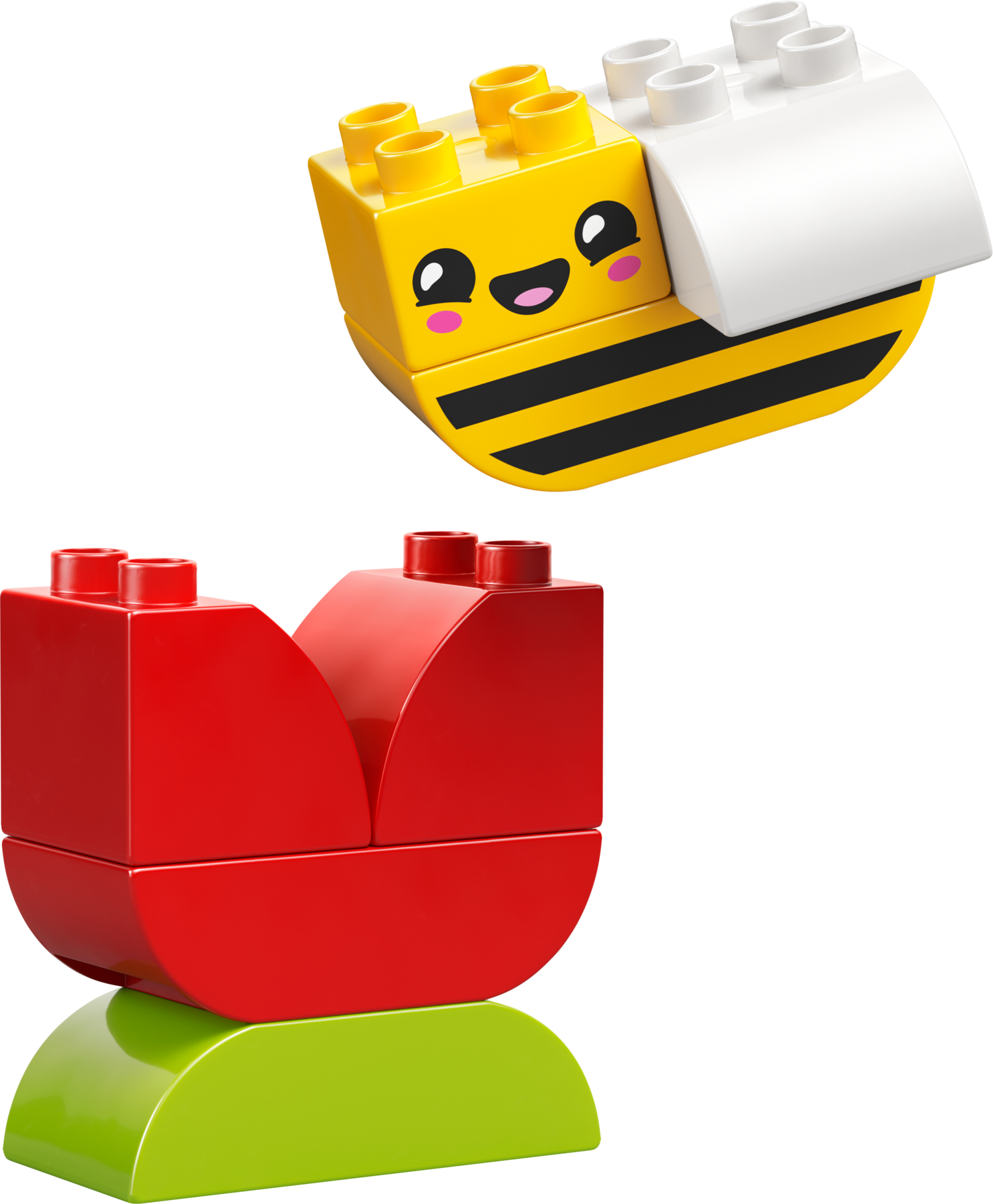 Mój pierwszy kwiatek i pszczoła