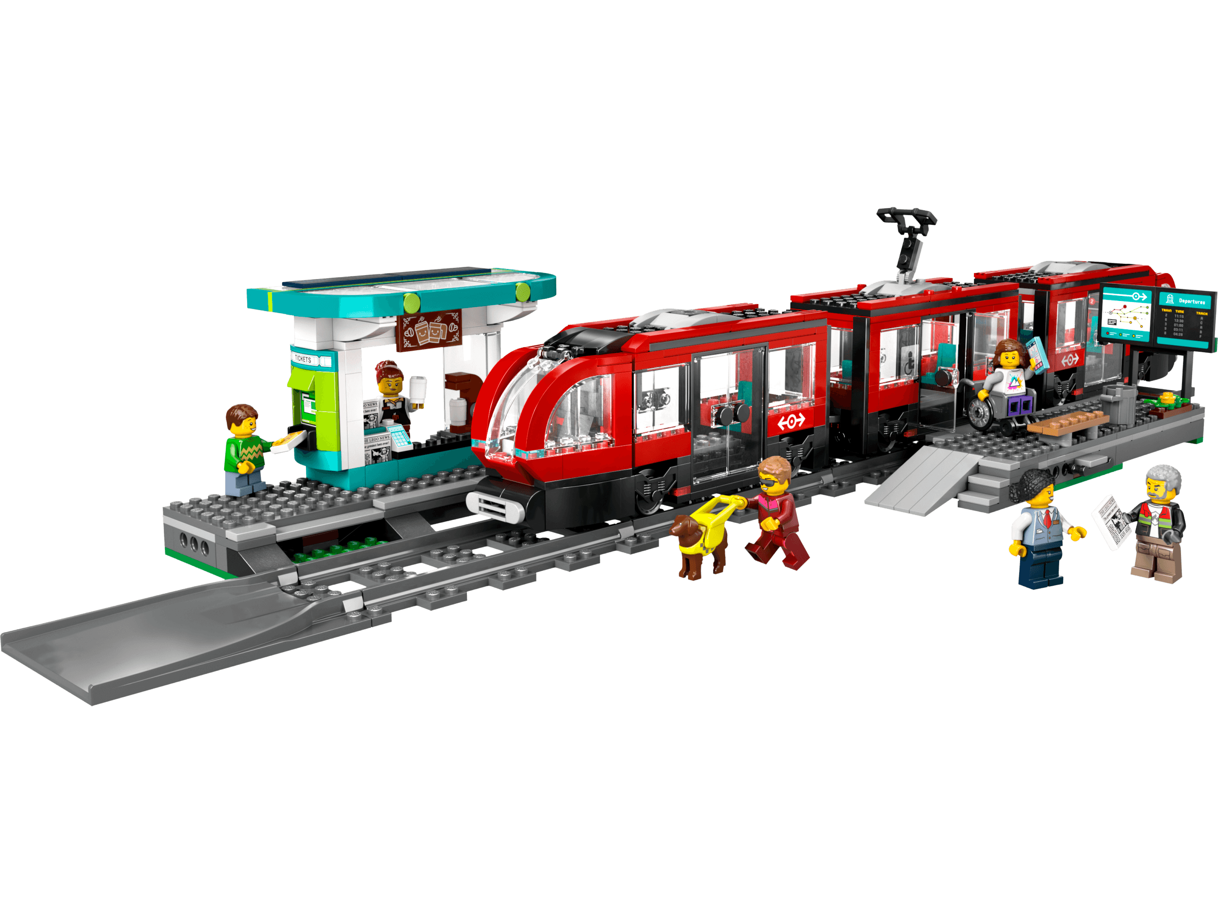 Tramwaj miejski ze stacją