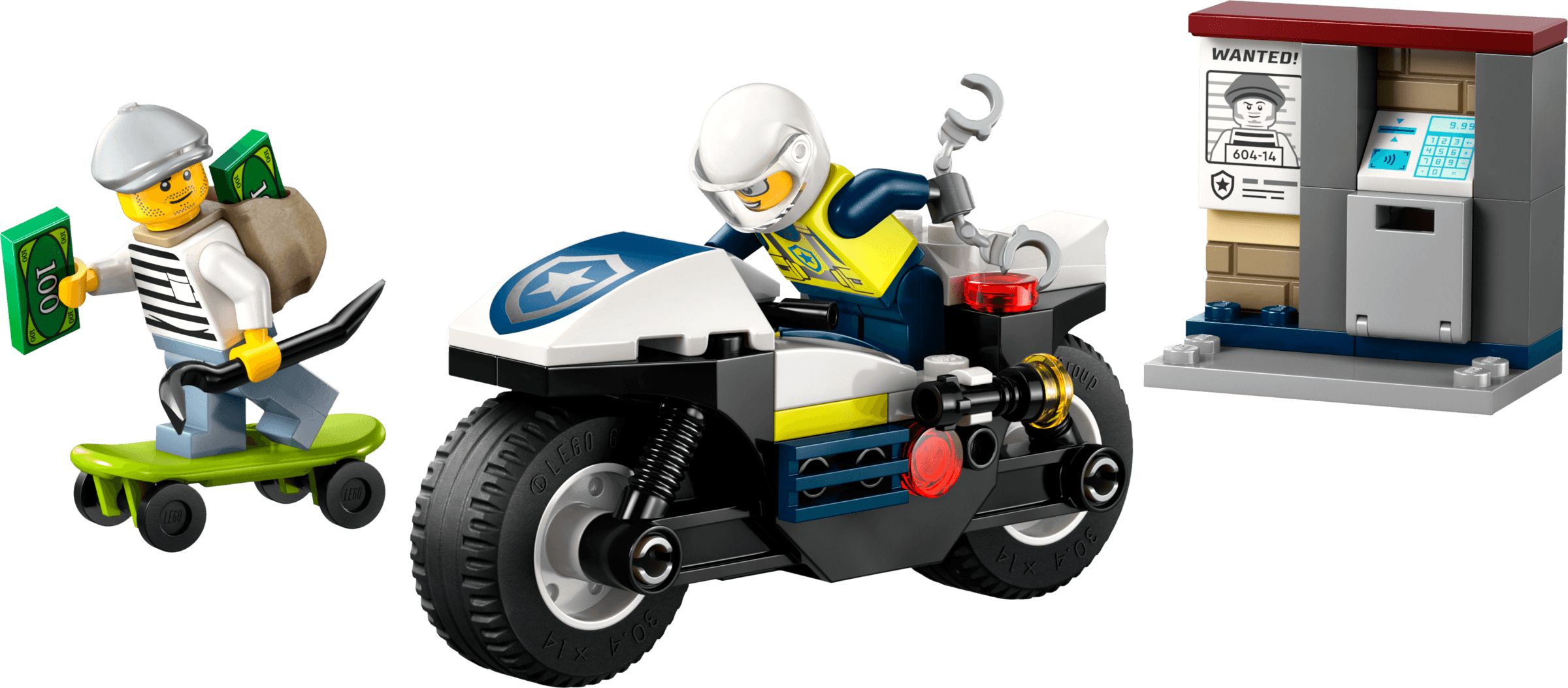 Pościg na motocyklu policyjnym