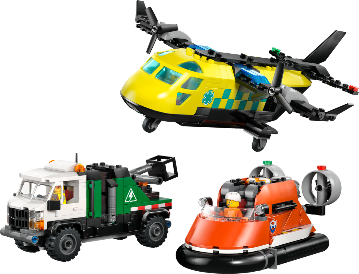 Airplane, Service Truck & Hovercraft Remix