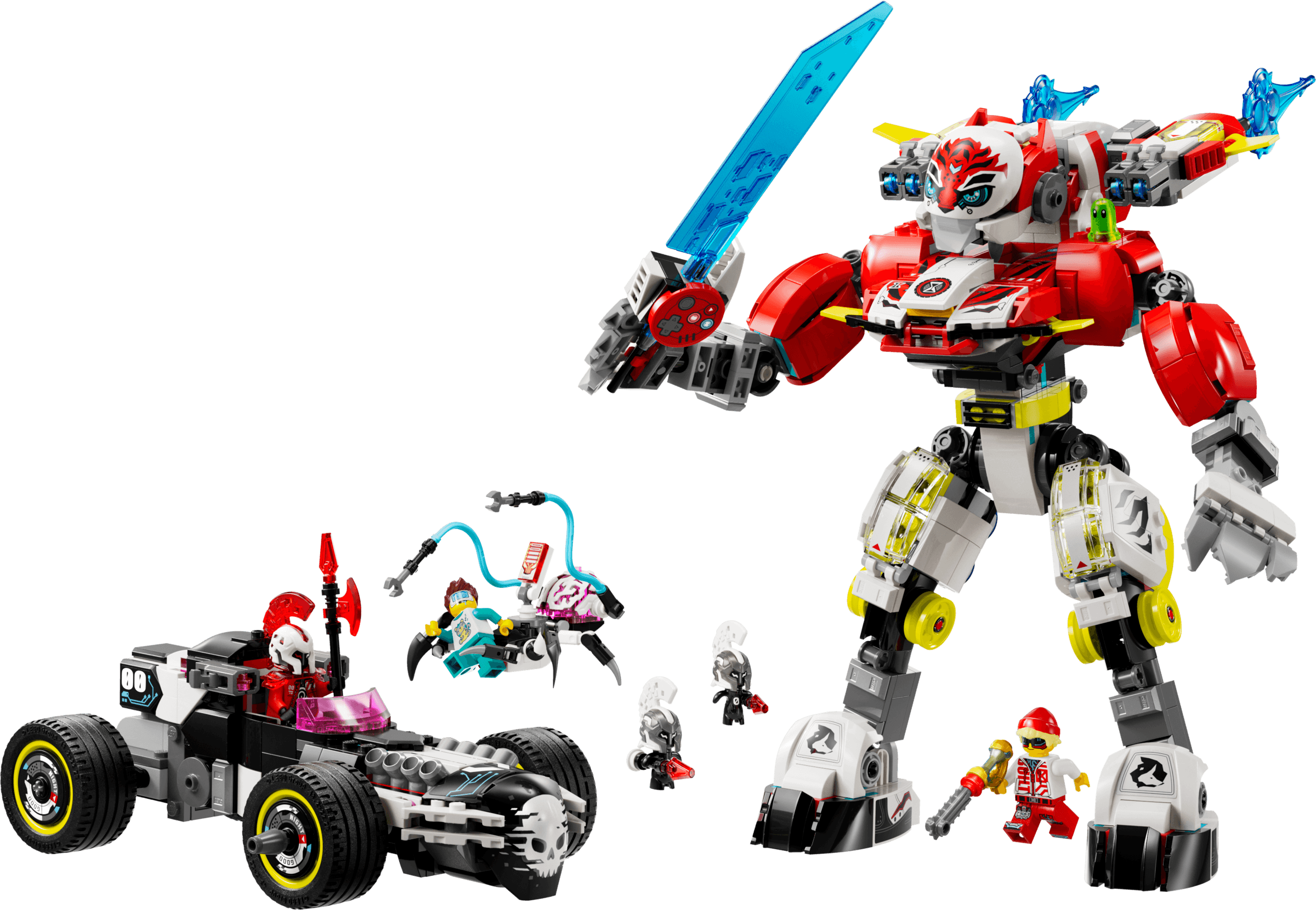 Tygrysi mech Coopera i hot rod Zero