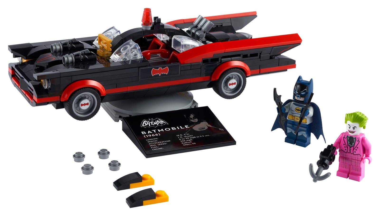 Klasyczny serial telewizyjny Batman Batmobil