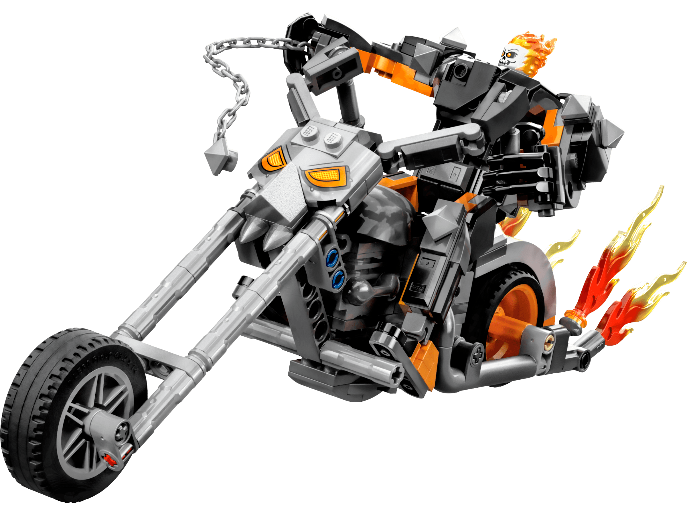 Upiorny Jeździec — mech i motor