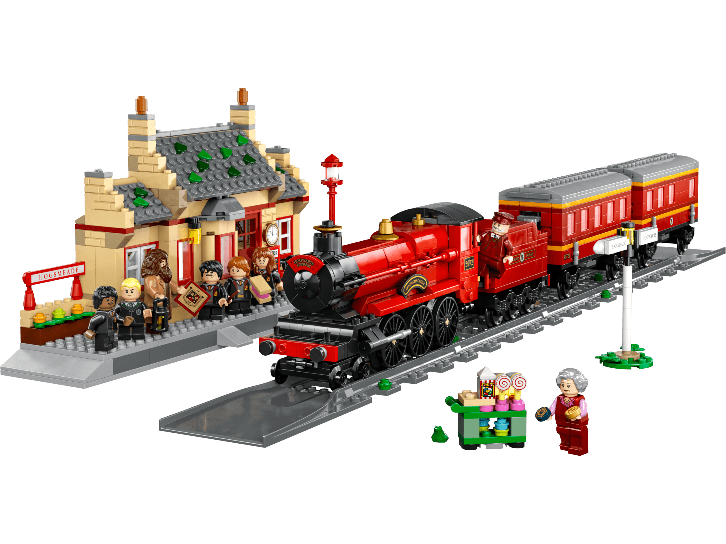 Ekspres do Hogwartu i stacja w Hogsmeade