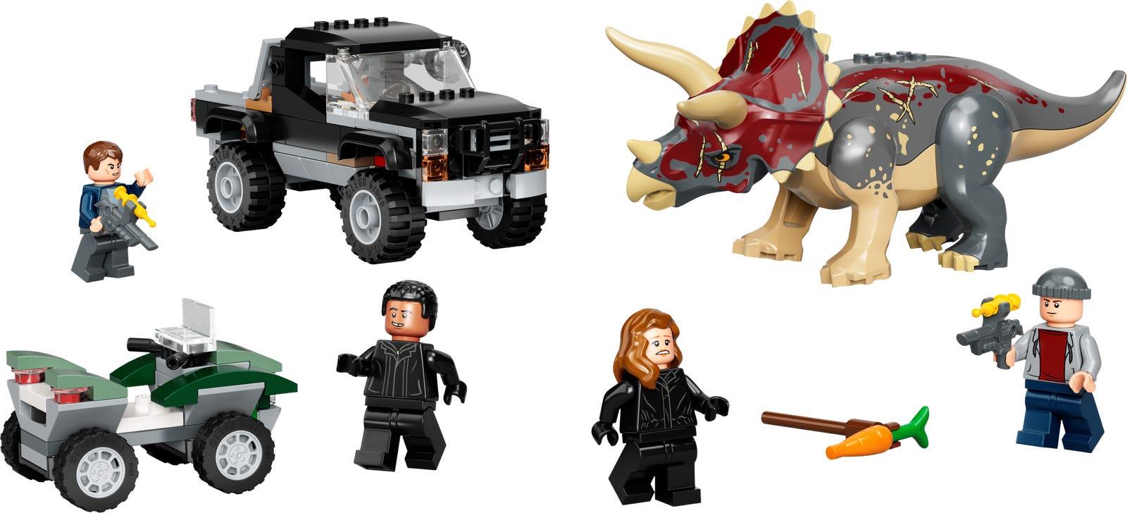 Triceratops i zasadzka z pick-upem