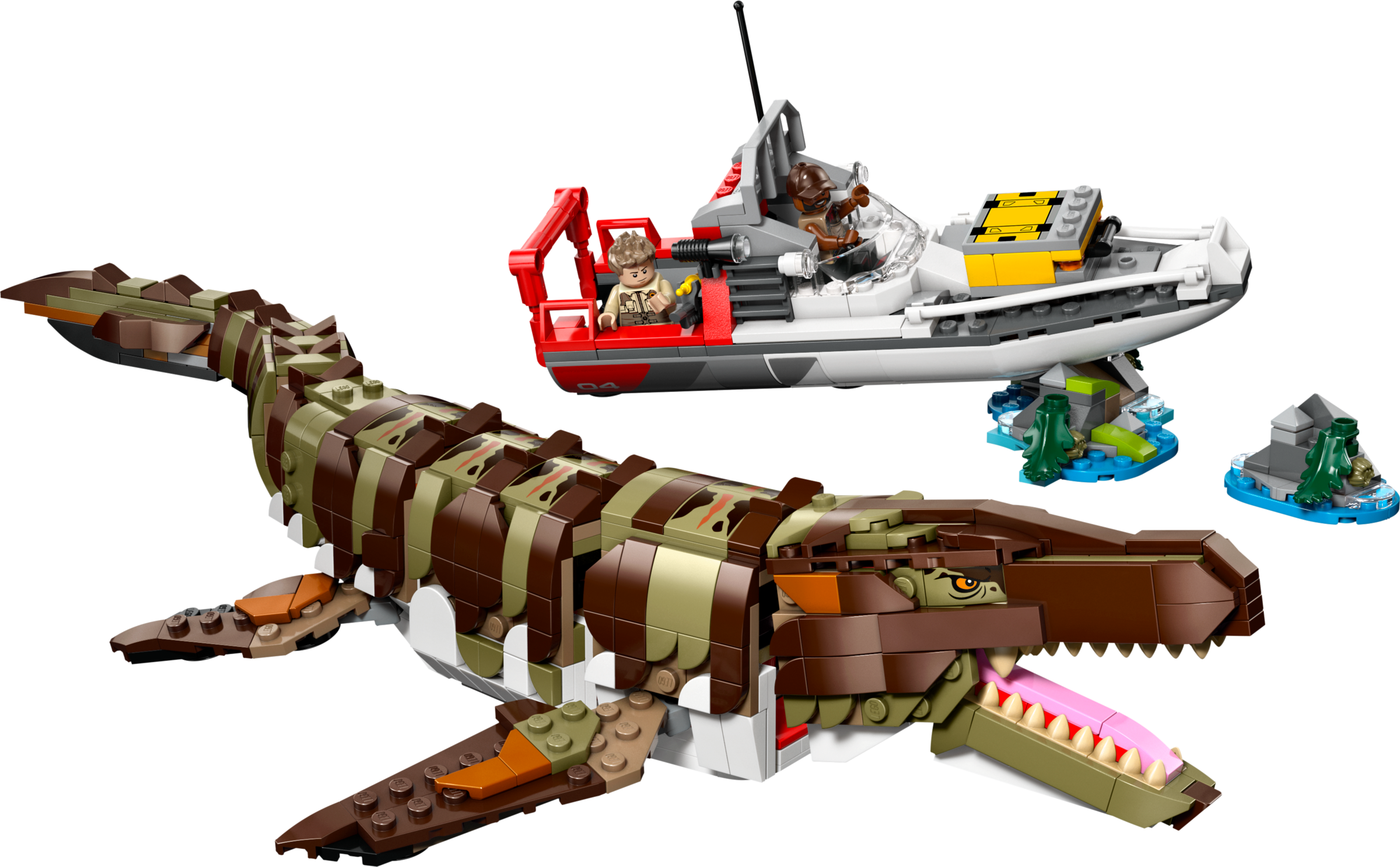 Misja na łodzi i model mozazaura